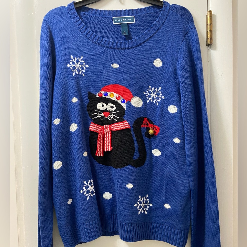Christmas Cat Sweater